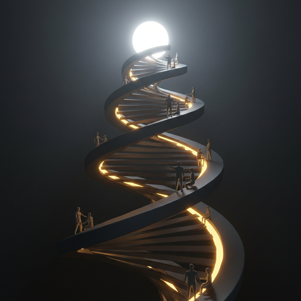 Trust and mentorship network visual